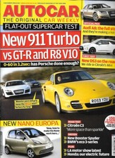 Autocar 9th December 2009 Citroen C3, Boxster Spyder, 316d, 911 Turbo, Tata Nano