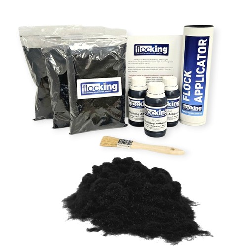 Flocking kit black - triple, pack