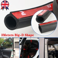3 M Waterproof Self Adhesive Door Seal Weatherstrip Rubber Big D For Ford Focus