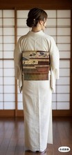 Kimono Kura Fukuro Obi Sukiori