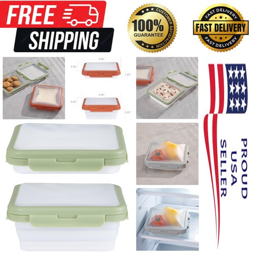 Reusable silicone food storage - silicone,