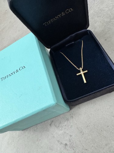 Tiffany cross necklace - co,