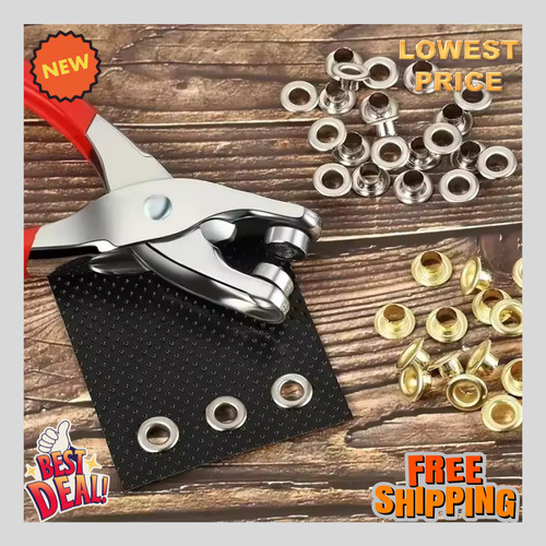Steel eyelet pliers - steel,