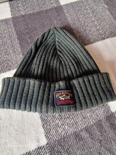 Paul & Shark Beanie Hat Green