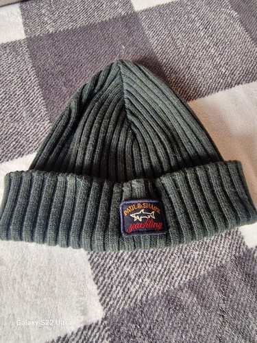 Paul shark beanie hat green - &,