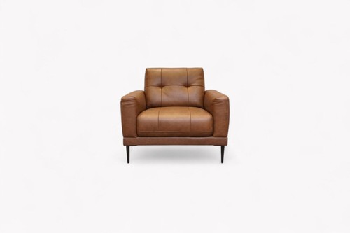 Bailey leather armchair - leather,