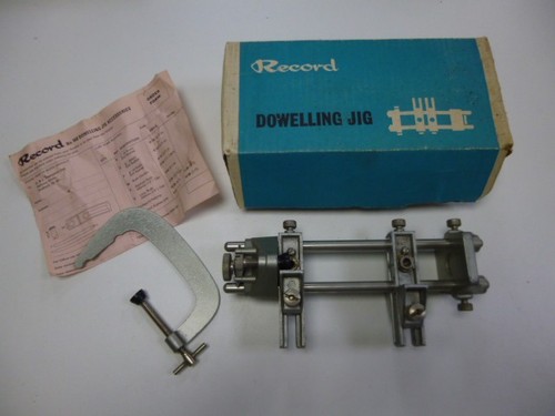 Record dowelling jig and - record,