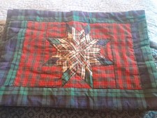 8 Quilted 8 Point Star Holiday/Christmas Placemats Nice Preowned Condition Read