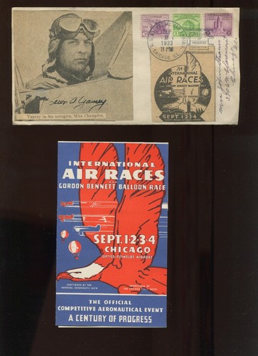 Pilot lewis yancy signed 1933 - lewis,