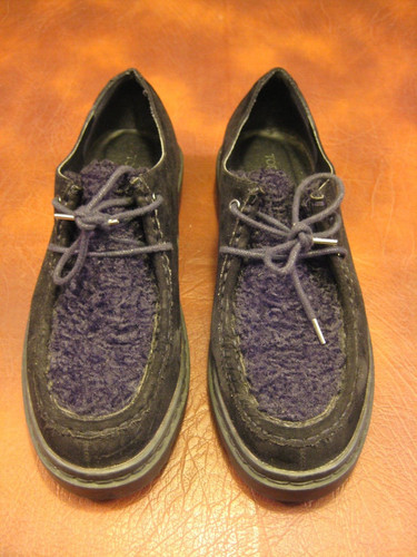 Topshop ladies black - , suede