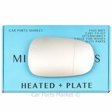 For Renault Clio mk2 94-08 Right side Aspheric Electric mirror glass with plate