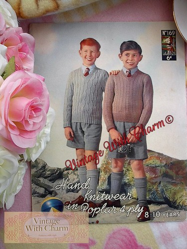 Vintage 1950s knitting pattern - 1950s,