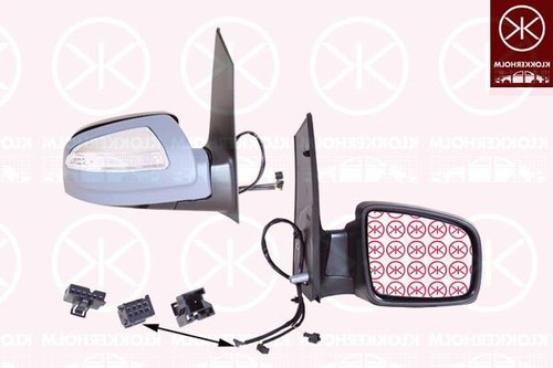 New complete door mirror rh - complete,