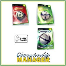 Championship Manager Season 01/02, 02/03, 5 Games Original Xbox VG