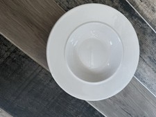 4 x ALESSI LA BELLA TAVOLA ETTORE SOTTSASS 1993 WHITE SOUP BOWLS PASTA DISHES