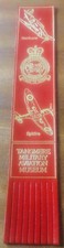 Tangmere Aviation Museum SPITFIRE ?️ HURRICANE Vintage Leather Bookmark GVC D10