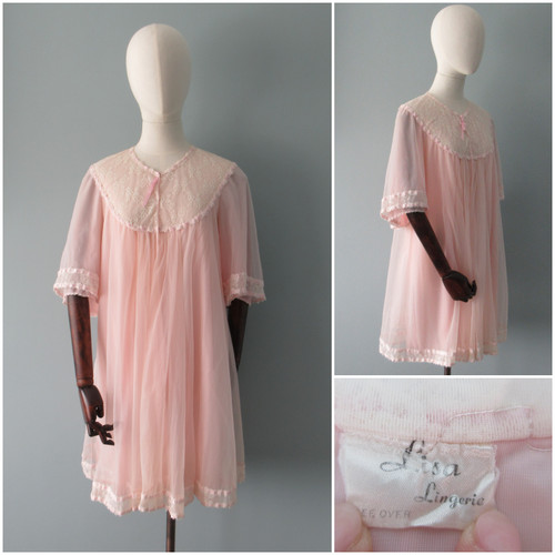 Vintage baby doll robe 1960s - robe,