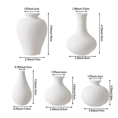 Packs ceramic vase - 4/5,