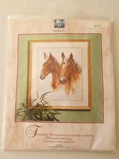 Vervaco Horses 14 Count Cross