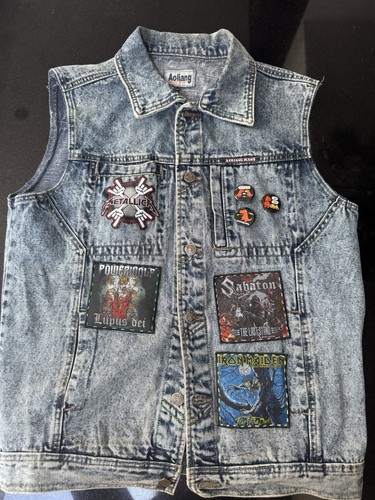 Denim battle vest - , sleeveless