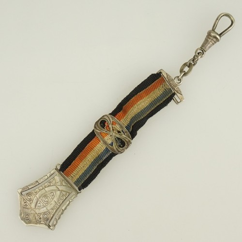 Antique silver chatelaine - antique,
