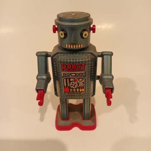 Masudaya vintage tin robot - vintage,