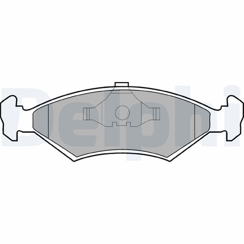 Delphi lp204 brake pad - delphi,