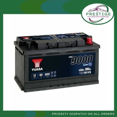 Yuasa ybx9115 12v 80ah 800a - yuasa,
