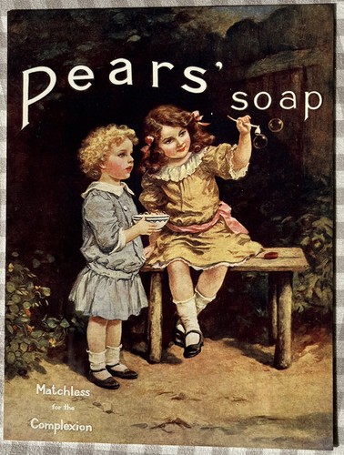Pears soap retro tin metal - pears,