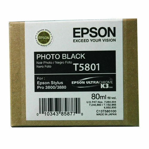 Genuine epson t5801 photo - epson,