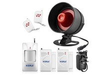 KERUI Wireless Security Burglar Door Alarm System Kit for Garage Shed House Shop