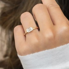 Lab Grown Emerald Cut Diamond