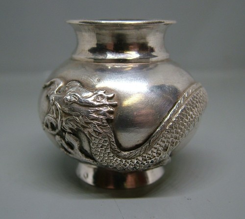 Chinese silver dragon - chinese,