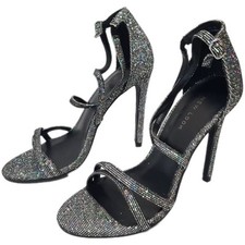 New Look Silver Chrome Strappy