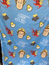 FIREMAN SAM REVERSIBLE SINGLE QUILT COVER & PILLOW CASE