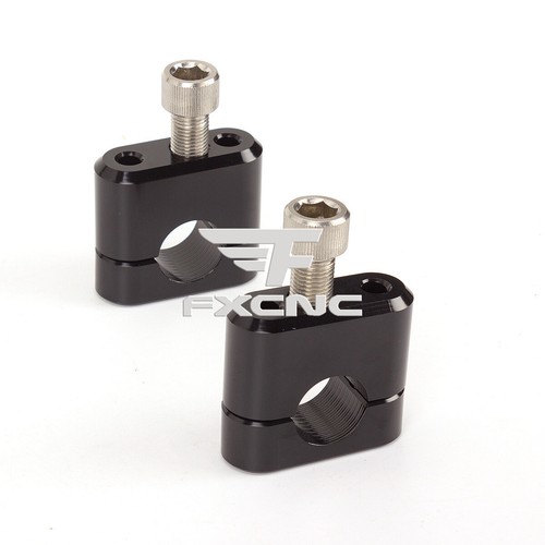 Black motorcycle cnc handlebar - motorcycle,