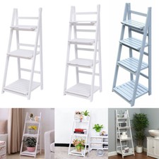 3/4-Tier Wooden Ladder Shelf