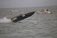 606096 Powerboat Racing A4 Photo Print