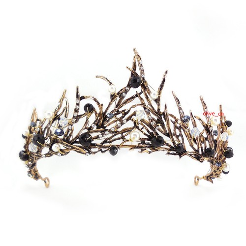 6cm tall antique brass leaves - tall,