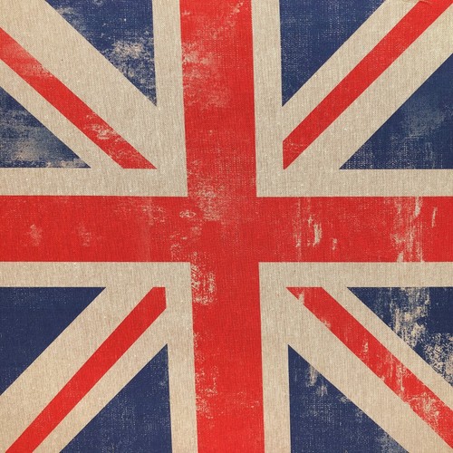 Cushion panels union jack - -,