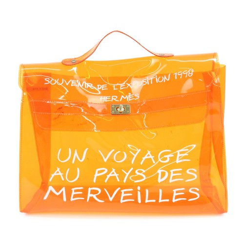 Hermes kelly vinyl hand bag - kelly,