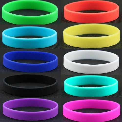 Silicone wristbands rubber - wristbands,