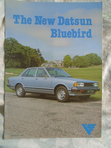 Nissan bluebird range brochure - bluebird,