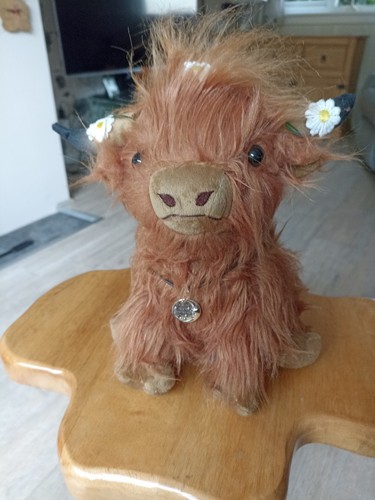Highland cow cuddly toy - cow,