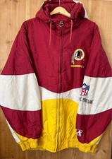 Vintage Collectible Authentic Pro Line Washington Redskins NFL jacket size XL
