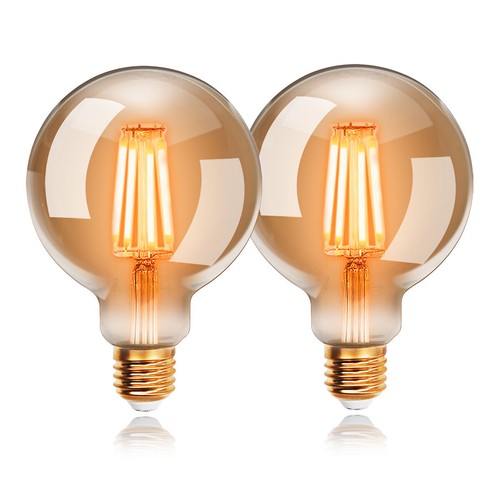 Vintage e27 g80 - 4x, filament