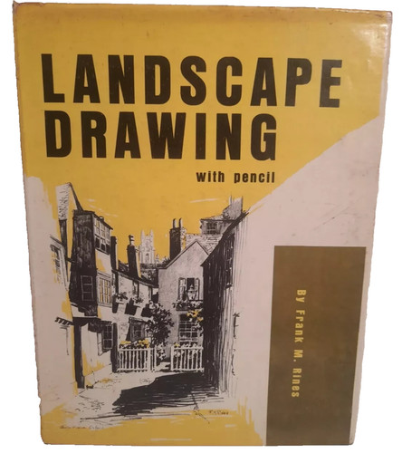 Landscape drawing with pencil - with,