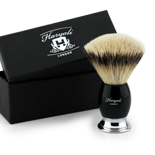 Synthetic shaving brush - synthetic, black