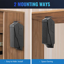 Gun Safe Biometric Quick Access Handgun Firearm Safes Pistols Drop Down Single