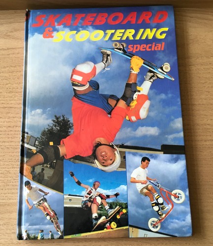Skateboard scootering - &,